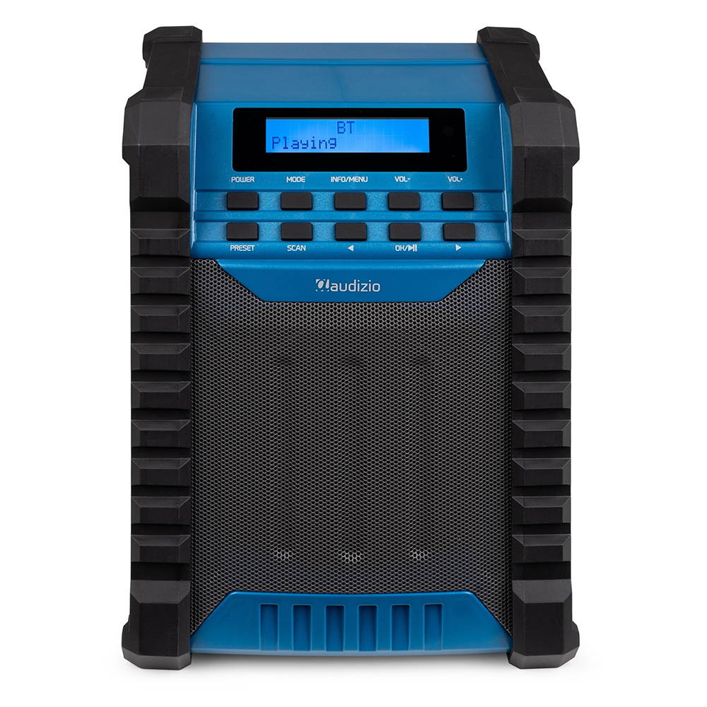 Audizio Temi Weatherproof Job Site DAB+ & DAB Radio with Battery