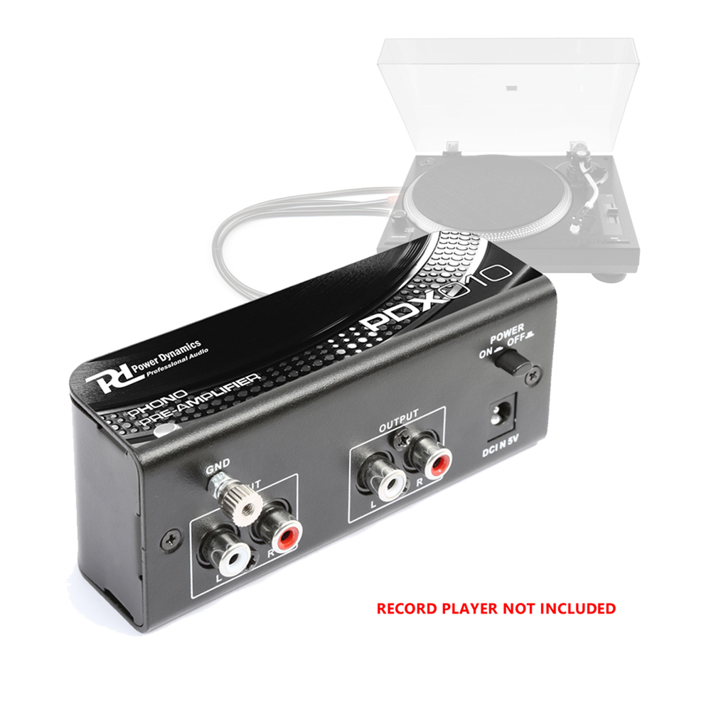 Phono Preamp Amplifier Signal Boost Record Players Line Level Aux RCA