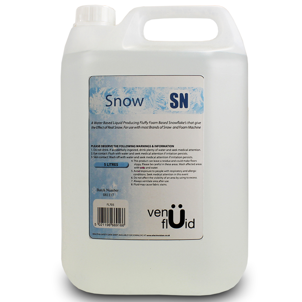 BeamZ SNOW1800 Snow Machine & 5L Fluid