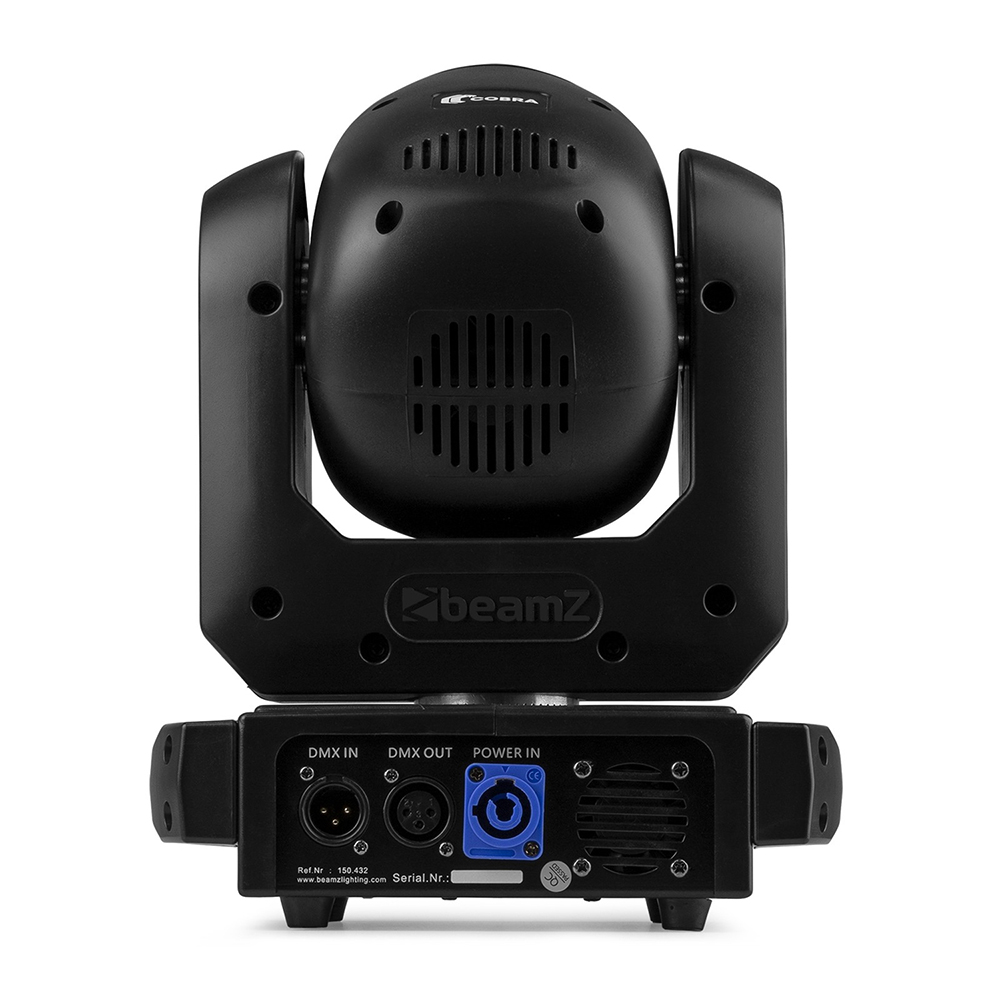 BeamZ Cobra 100R Moving Head Spot Back View