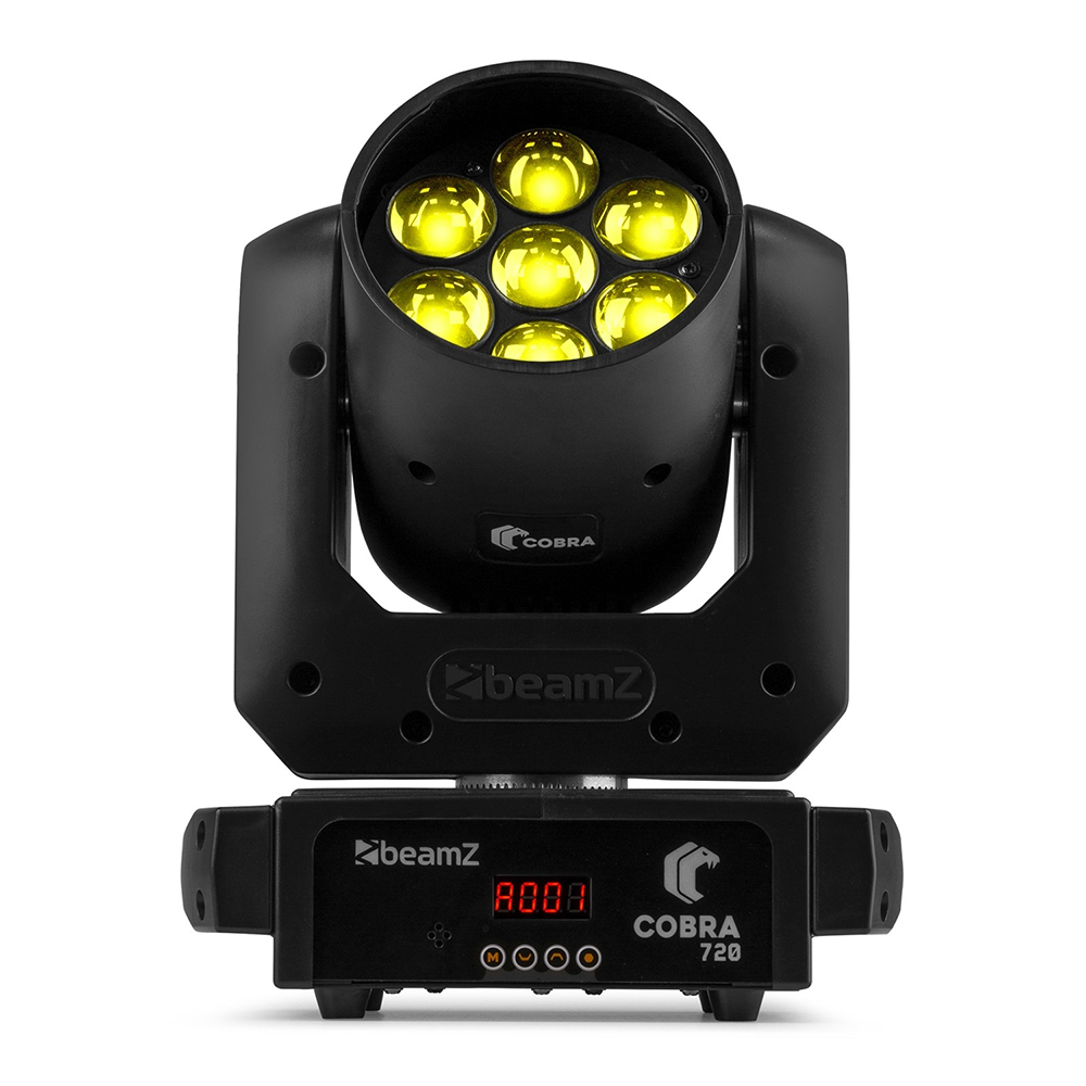 BeamZ Cobra 720 Moving Head Wash with Zoom