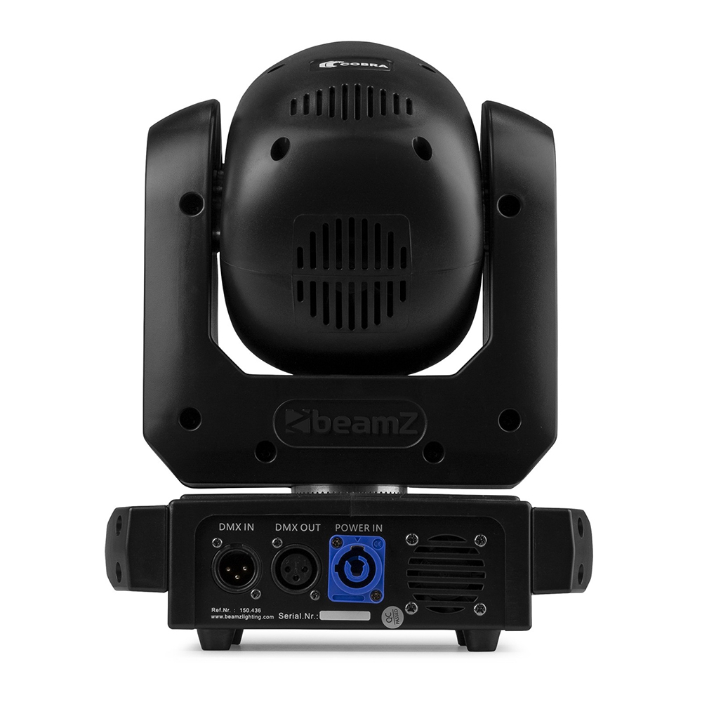 BeamZ Cobra 720 Moving Head Wash with Zoom Back View