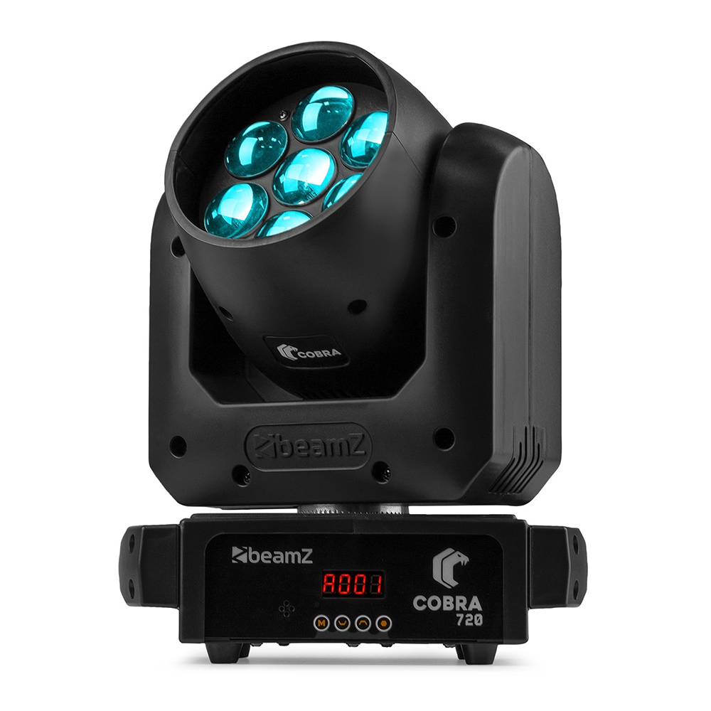 BeamZ Cobra 720 Moving Head Wash with Zoom Side View
