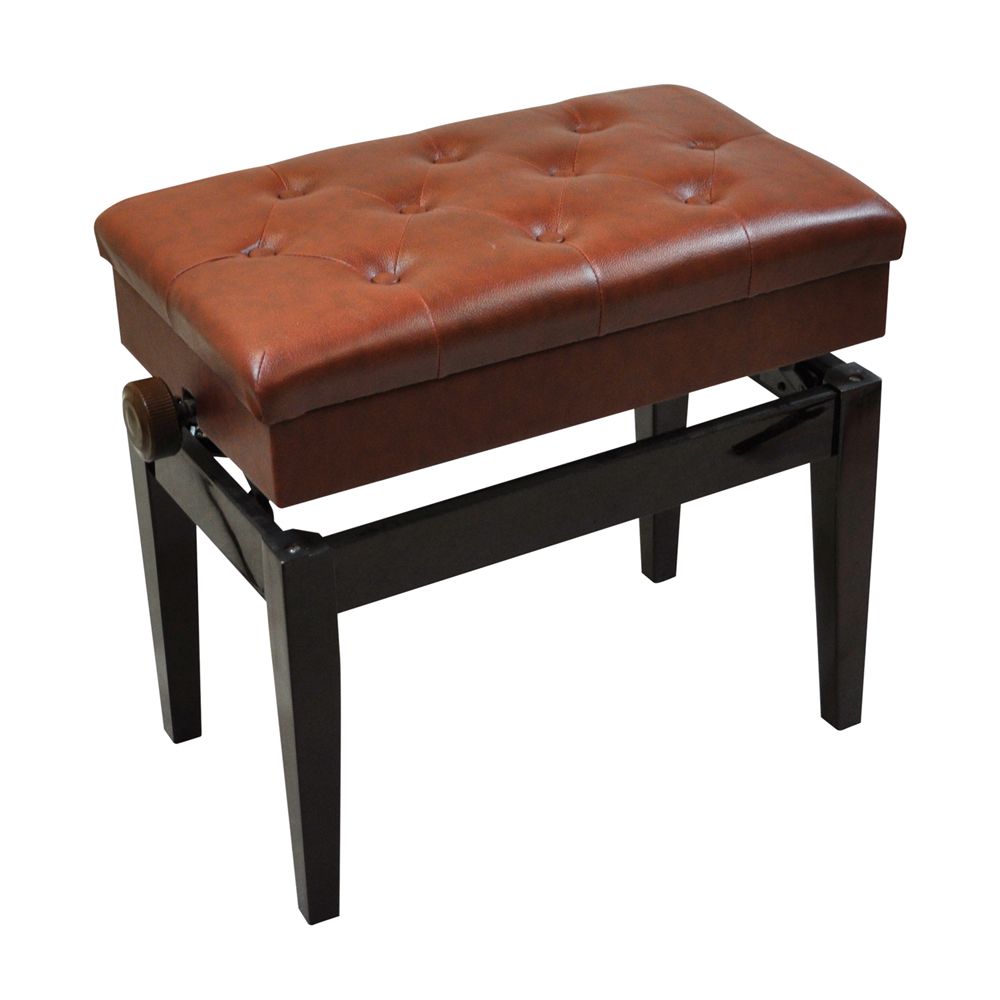 Piano Bench Adjustable With Storage FX Lab Luxury Adjustable Piano Bench Storage Compartment Rosewood