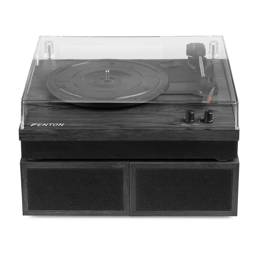 Fenton RP165 Bluetooth Record Players with Speakers Back View