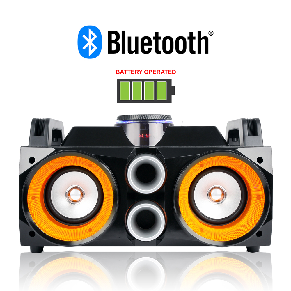 bluetooth retro ghetto blaster speaker