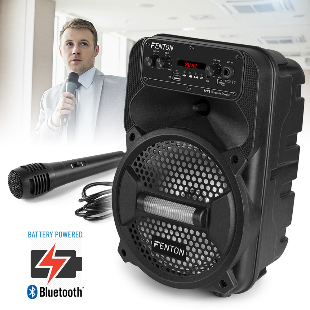 small microphone and speaker
