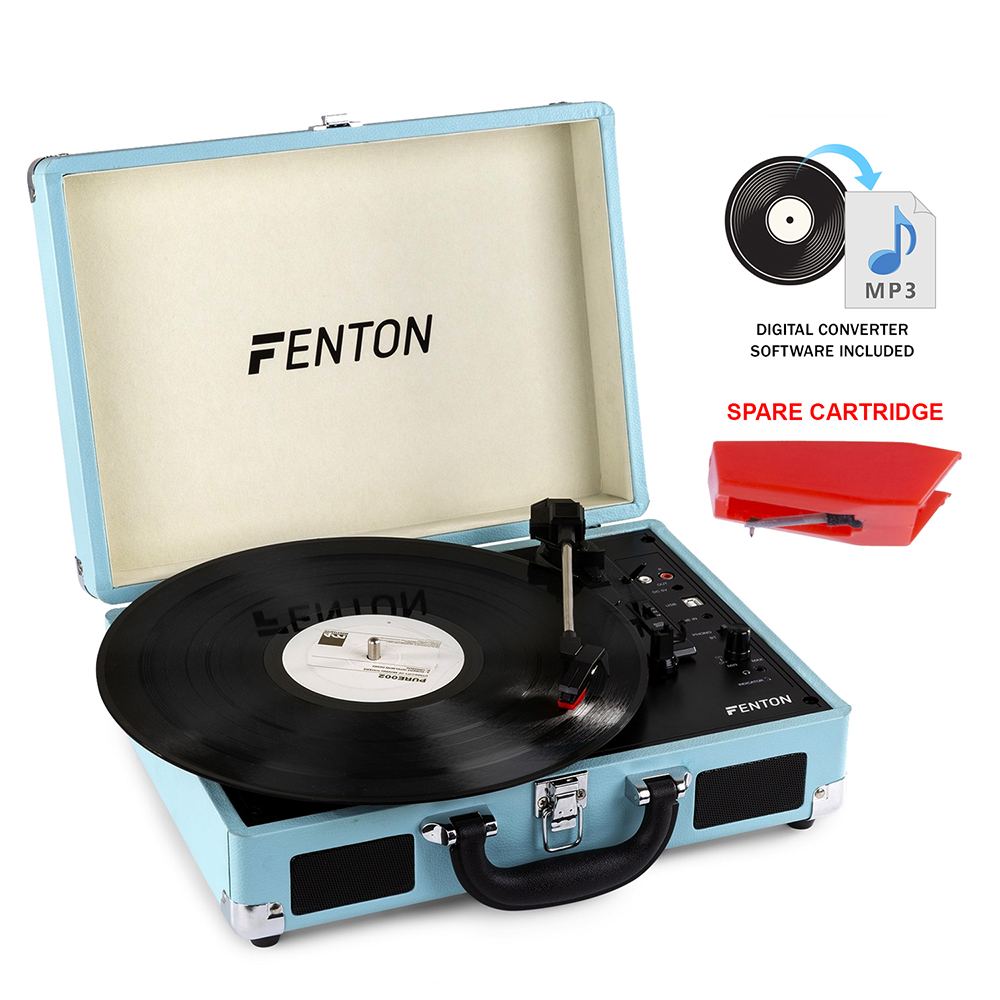 FENTON RP115C RECORD Player Bluetooth Turntable with BuiltIn Speakers