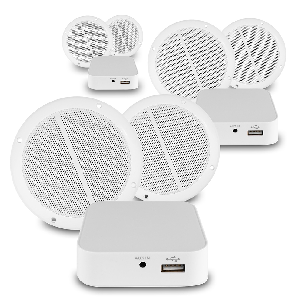 3Room WiFi Wireless Ceiling Speaker System App Controlled