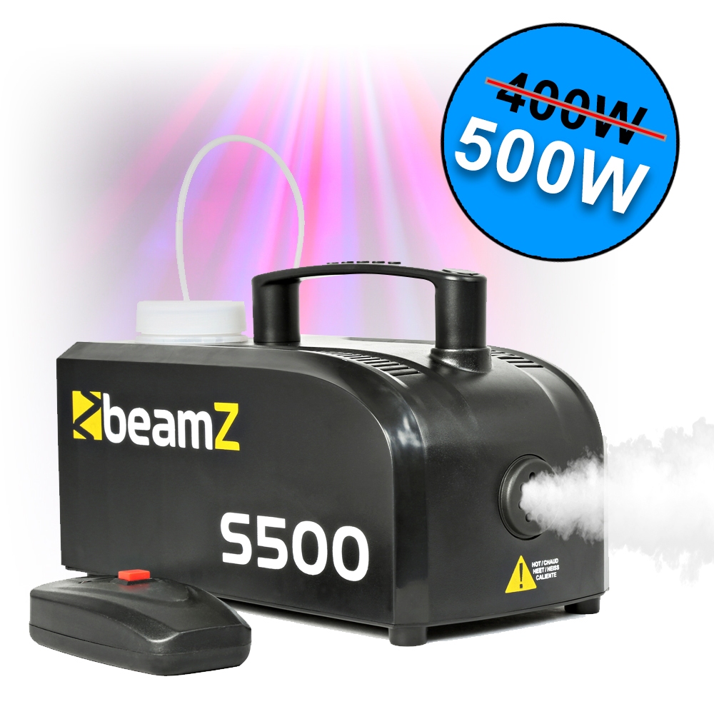 BEAMZ Remote Smoke Mist Fog Effect Machine Disco Party DJ Stage 500W FREE FLUID 5055880194382 eBay