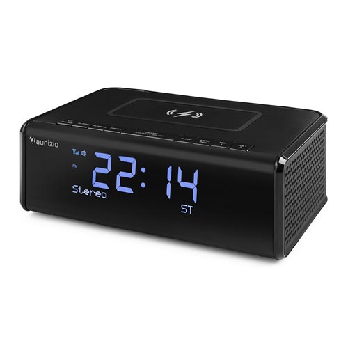 Audizio Cuneo DAB Radio Alarm Clock with DAB+ and Wireless Phone Charging