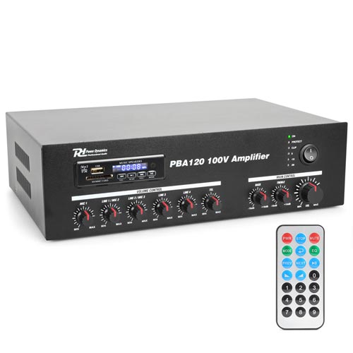 Power Dynamics 952.096 PBA120 100V Line Amplifier 120W
