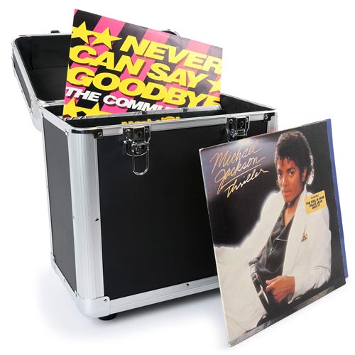 Power Dynamics LP80 Black Vinyl Record Case