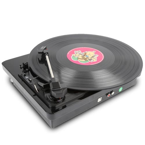 Fenton 102.109 RP120 Record Player Piano finish Black/Chrome