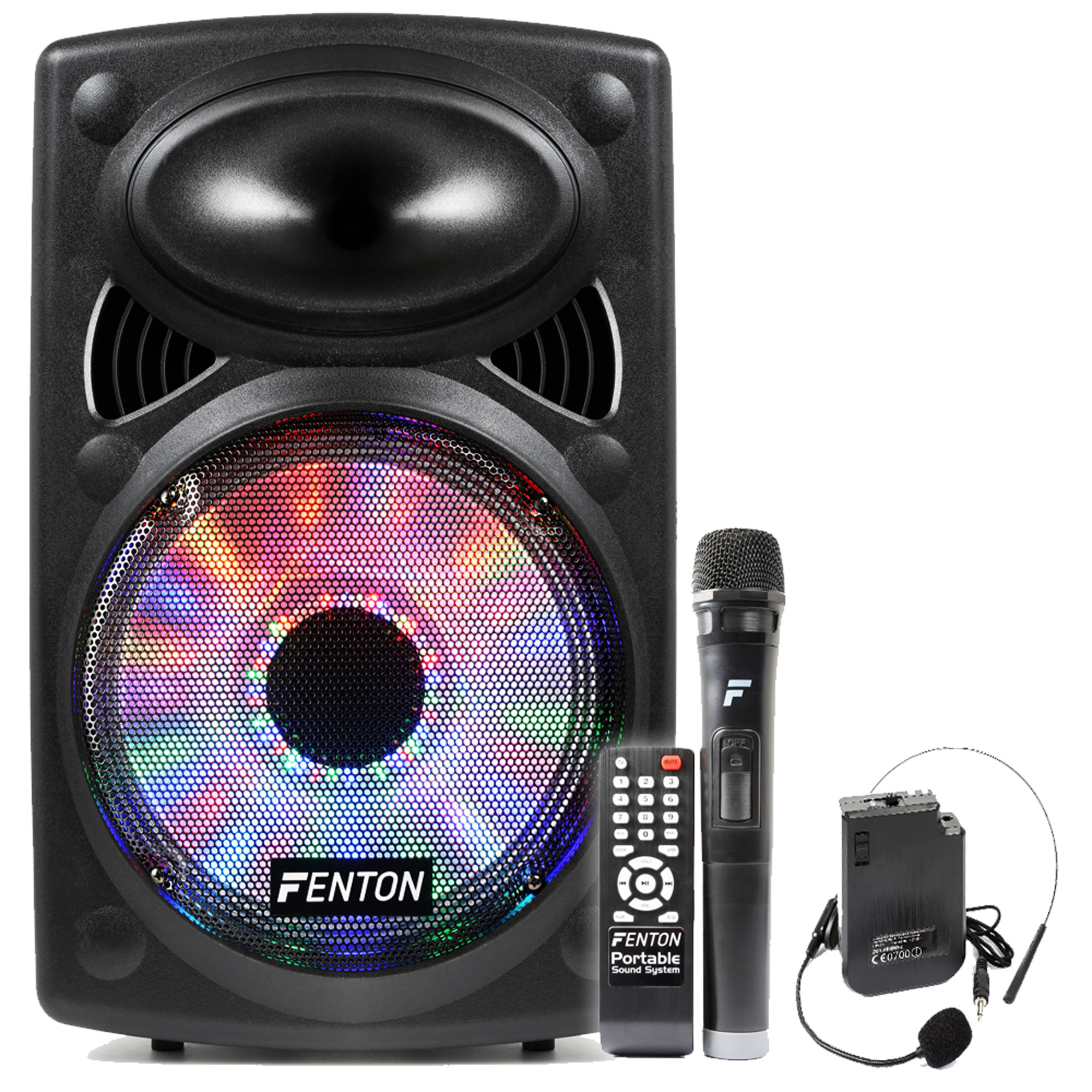 Portable... Wireless PA System with Mic/&Headset Mic Karaoke Machine