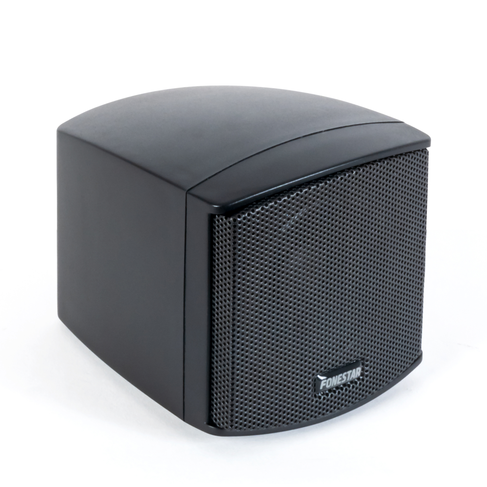 Fonestar CUBE-62 Altoparlanti A Coppia 12W Nero - Diffusori Sonori Per Negozi, Ristoranti E Locali Pubblici Con Staffa Orientabile