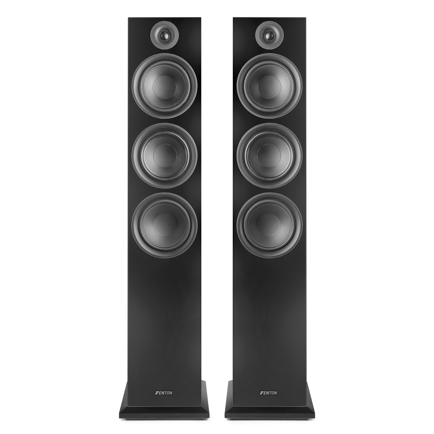 Fenton SHF80B HiFi Tower Speakers Set with AV150BT Bluetooth Amplifier