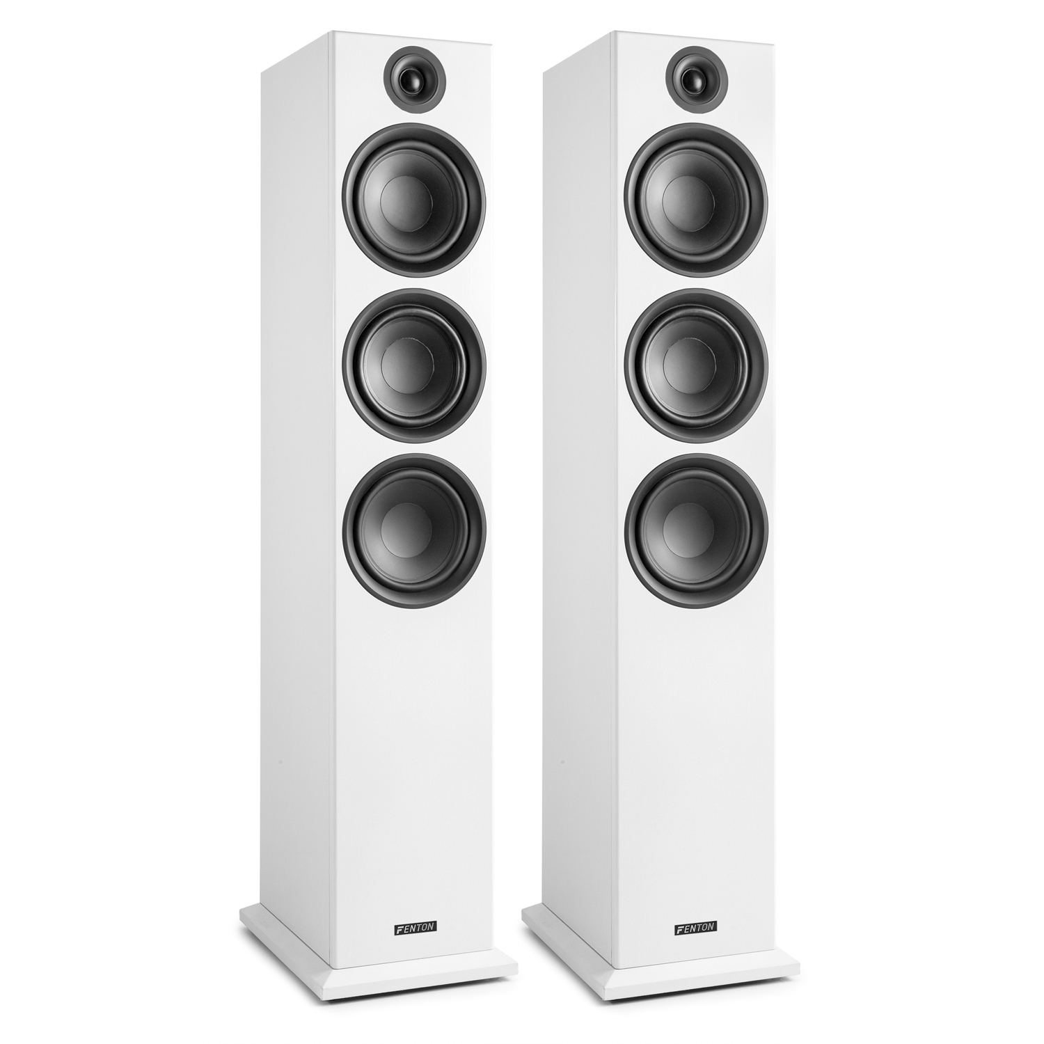 Fenton SHF80W HiFi Tower Speakers Set with AV150BT Bluetooth Amplifier