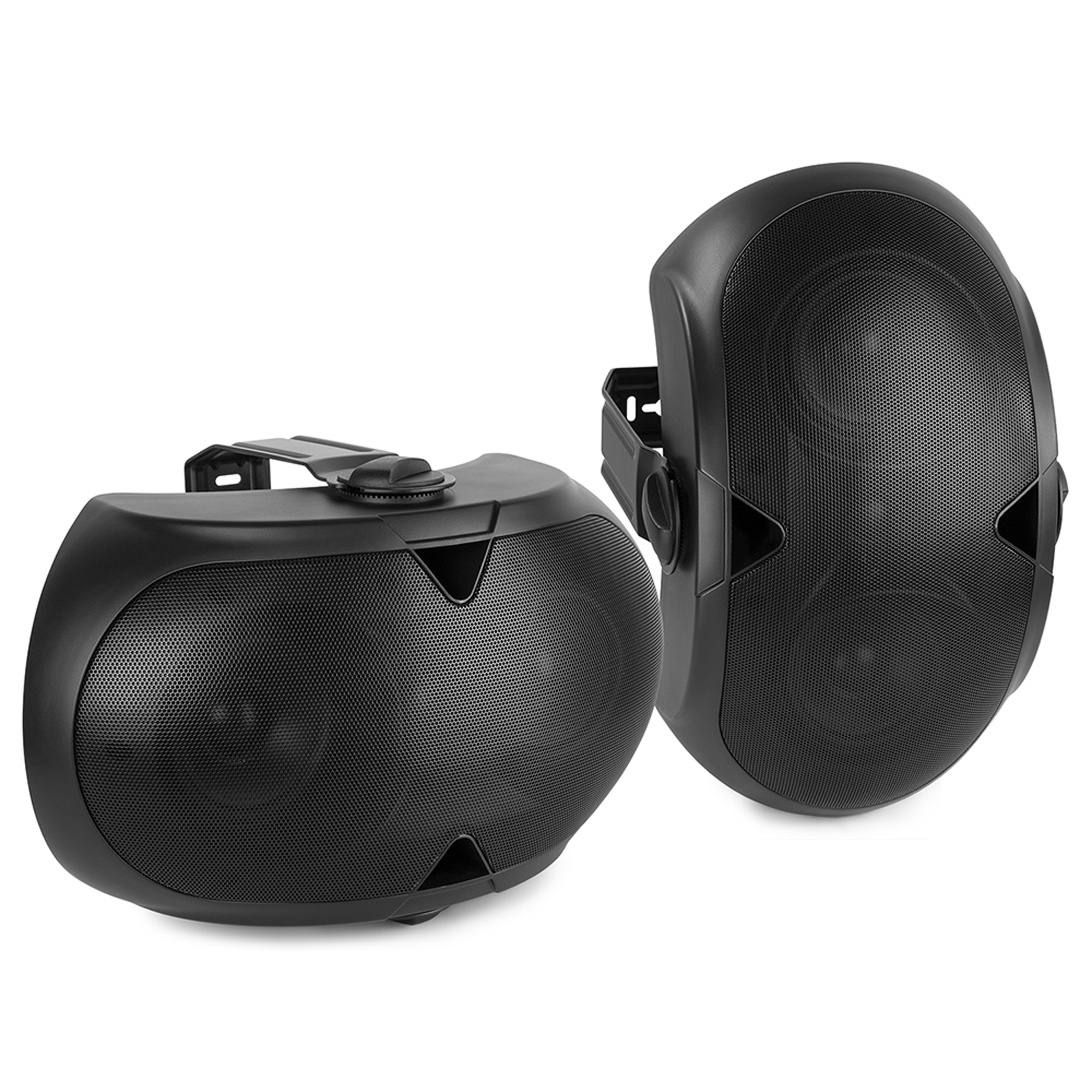 PD BE42B Indoor / Outdoor Wall Speakers Pair, Black
