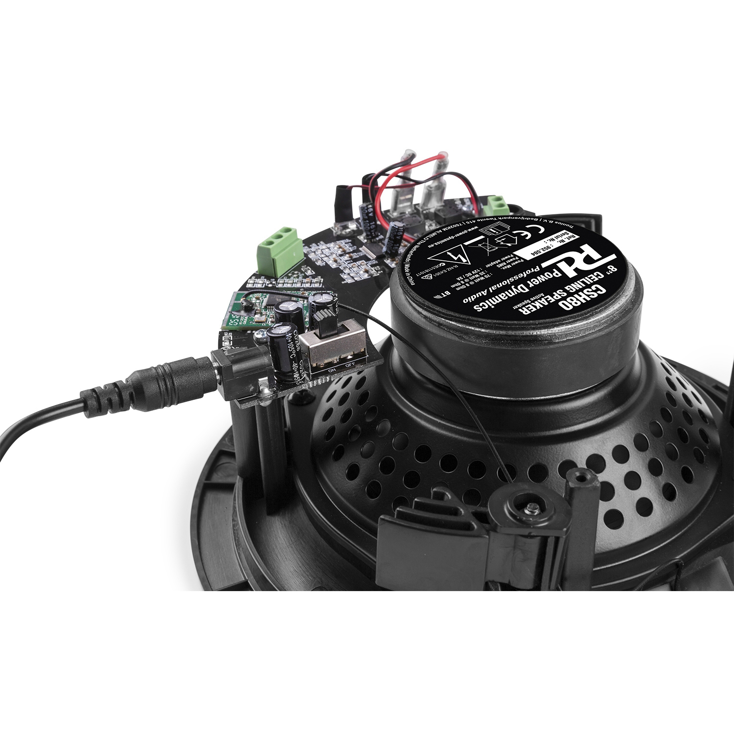 PD CSH80 8" Ceiling Speakers Pair with Bluetooth Amplifier