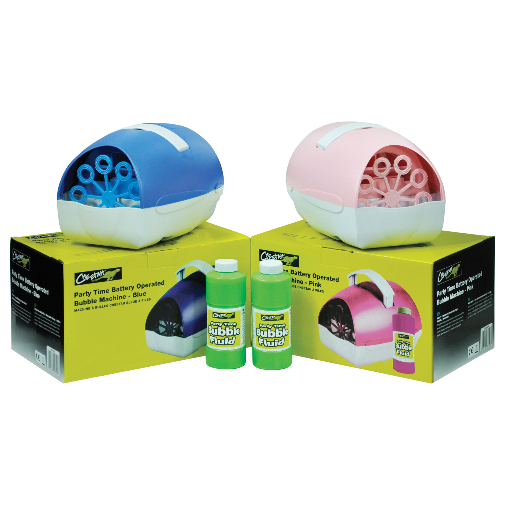 Cheetah Blue Battery Operated Bubble Machine