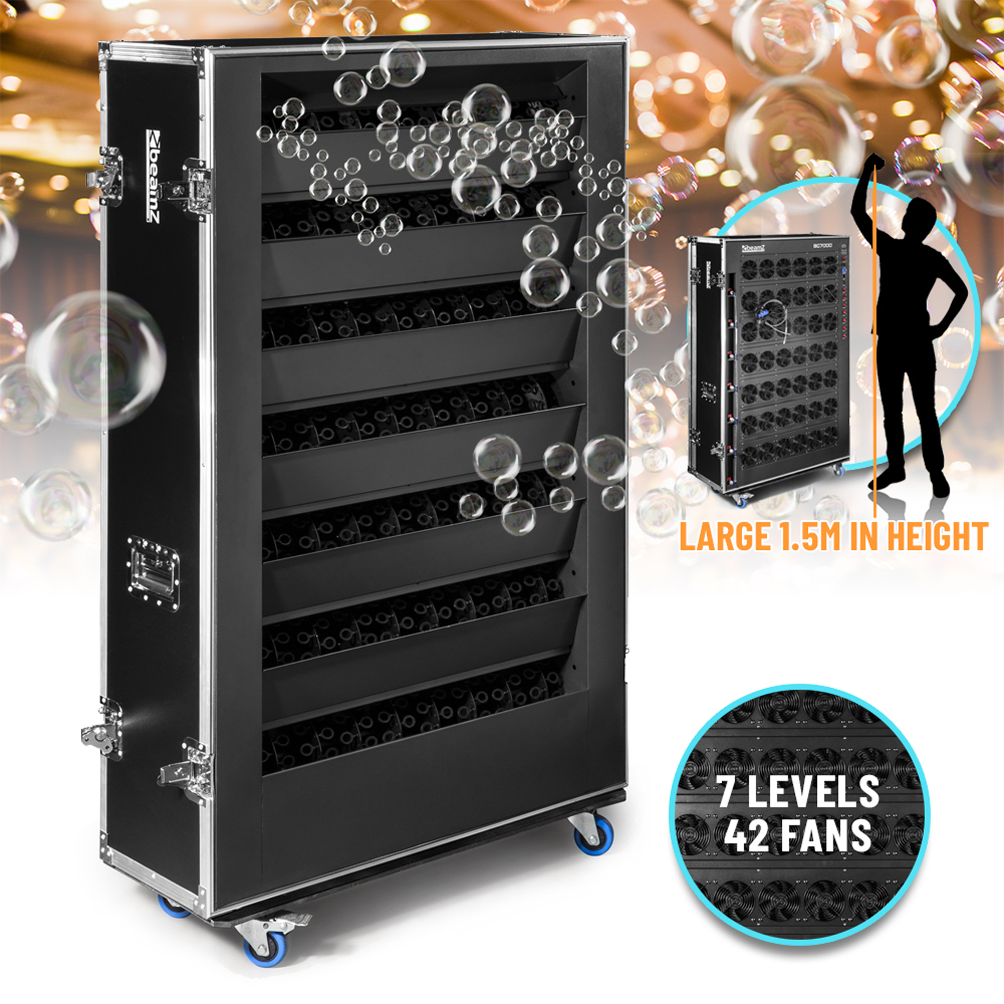 BeamZ Professional BG7000 Giant Bubble Machine