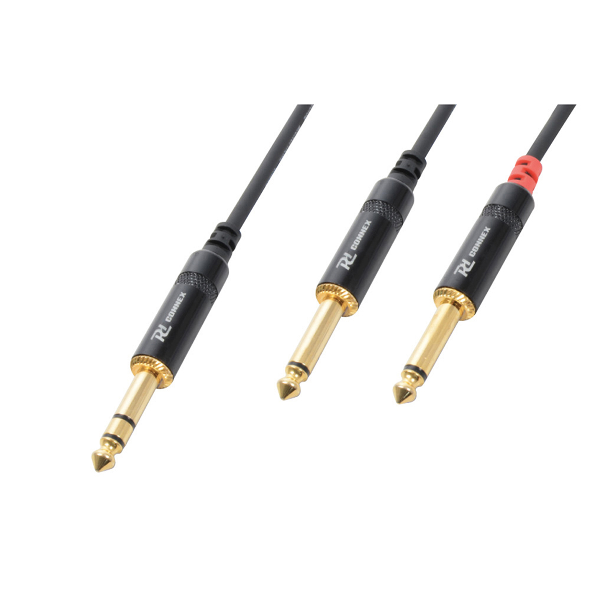 PD Connex Stereo Jack 6.3mm to Mono Jack Lead Signal Cable 1.5m