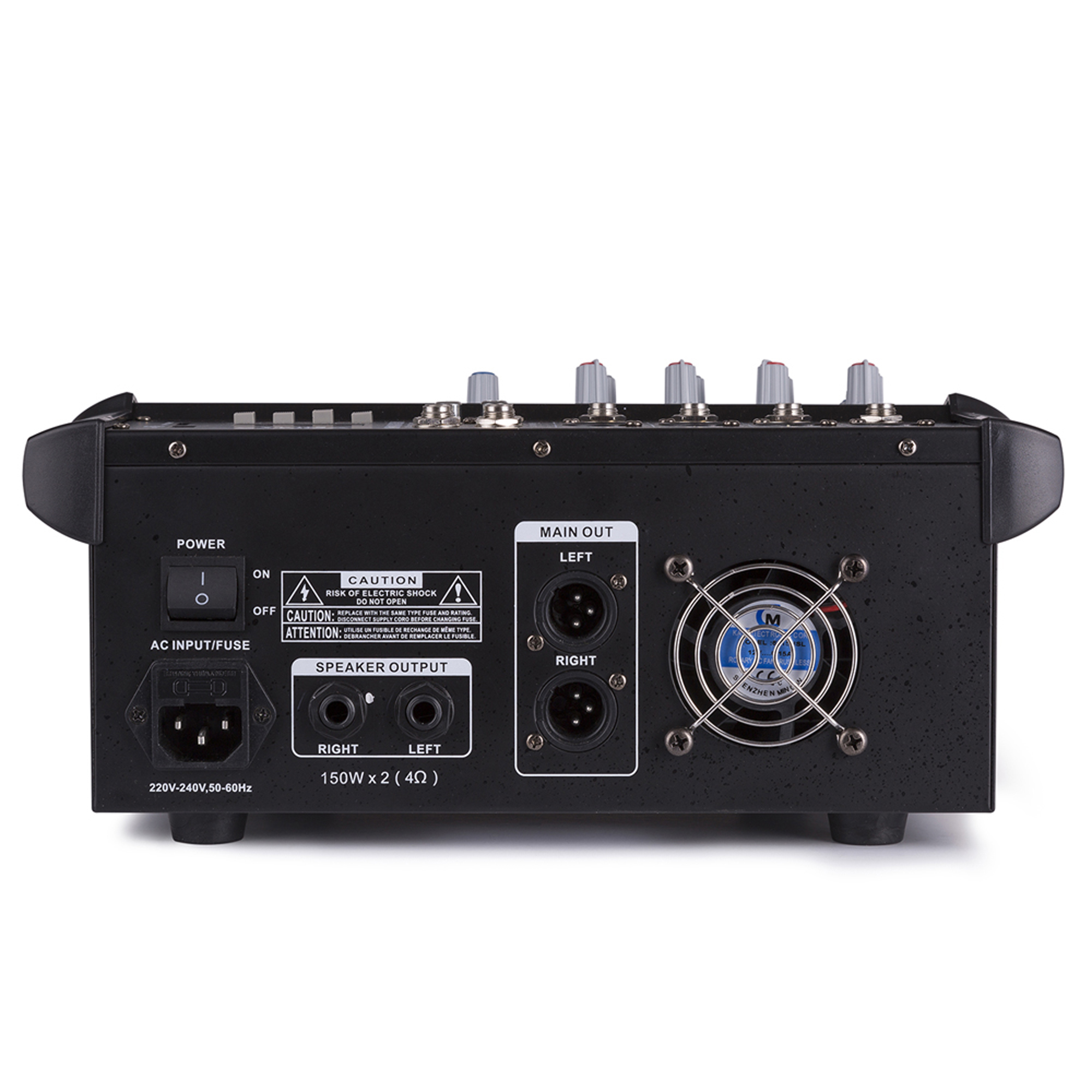 Vonyx AM5A 5 Channel Powered Mixer with DSP & Bluetooth