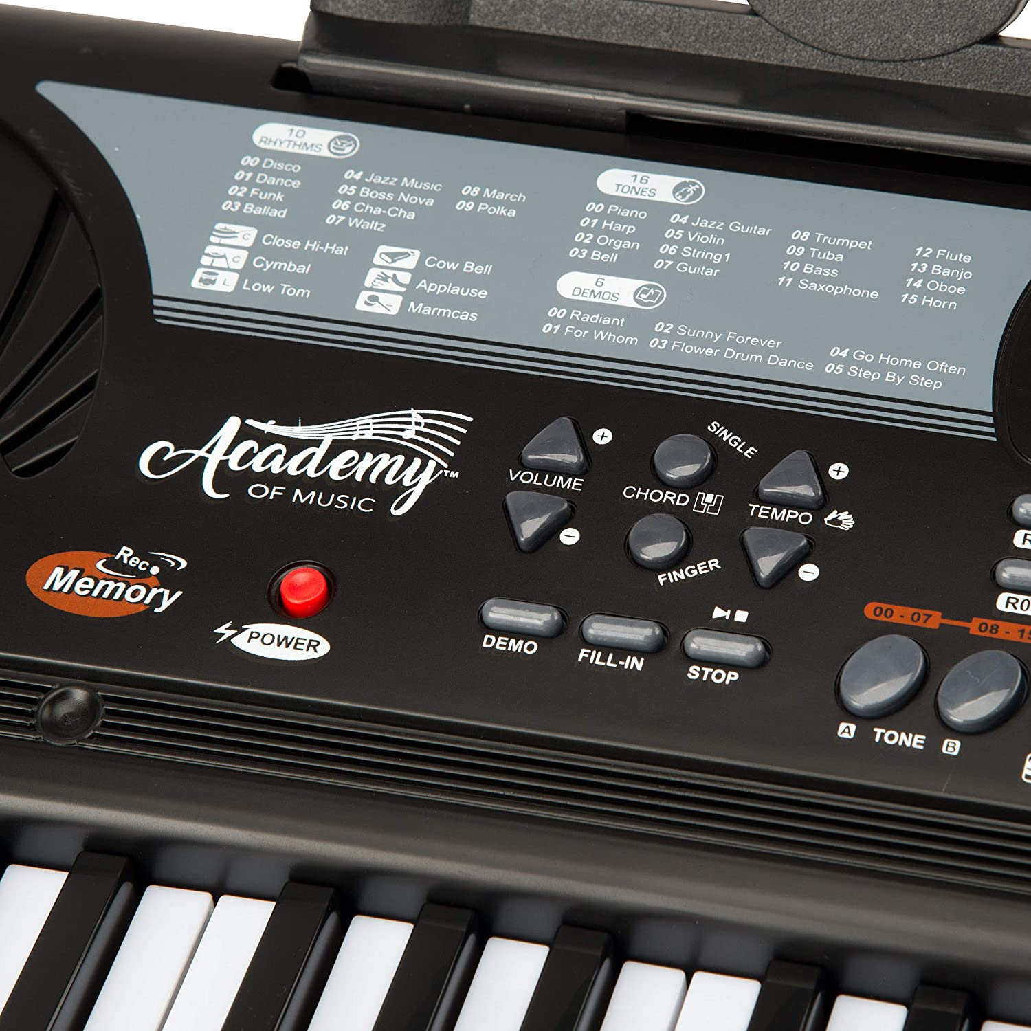 Electronic Music Keyboard 61Keys with Microphone