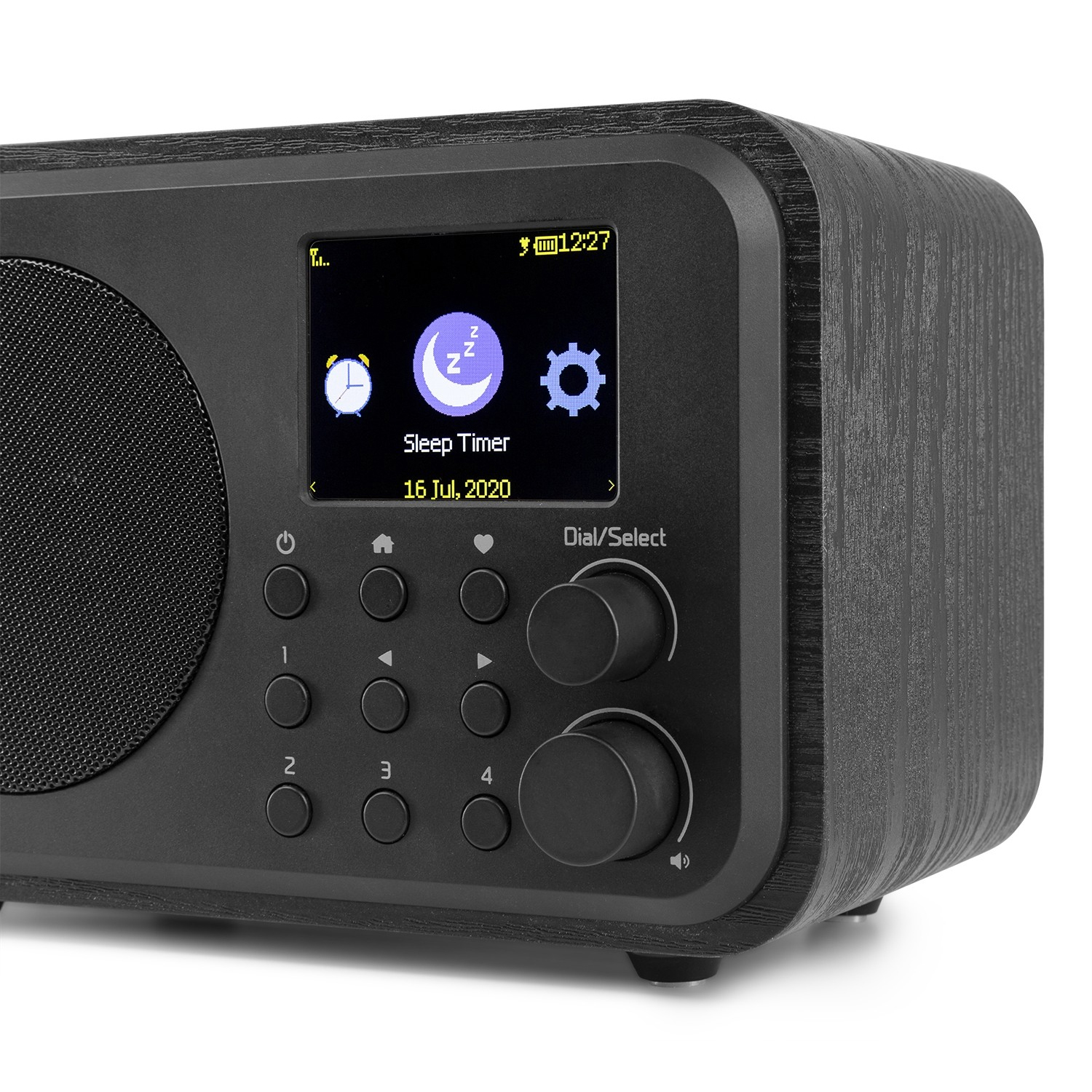 Audizio Venice Radio Tuner with Bluetooth, Black