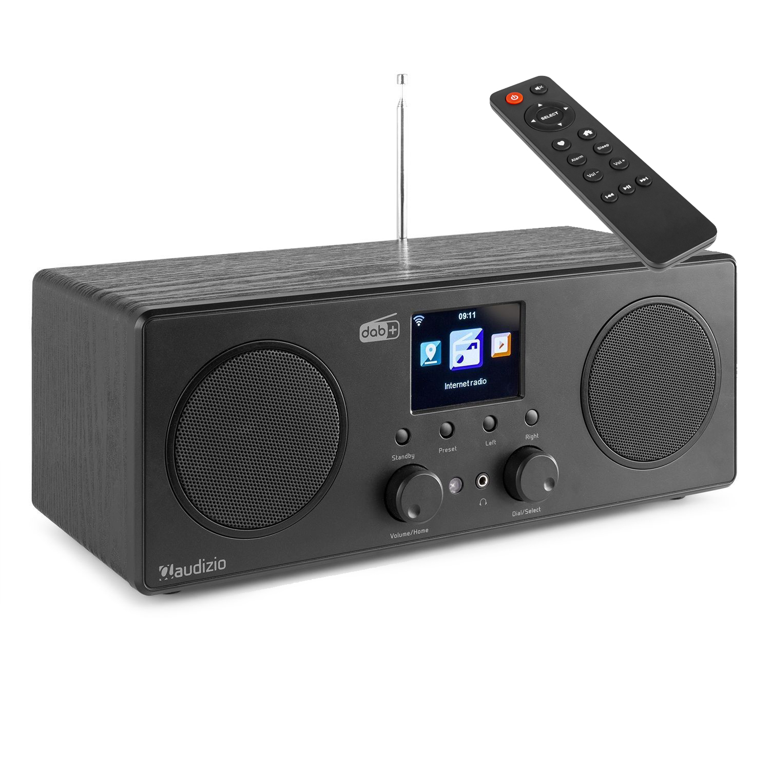 Digital Radio with Bluetooth, WiFi & DAB+ Audizio Bari Black
