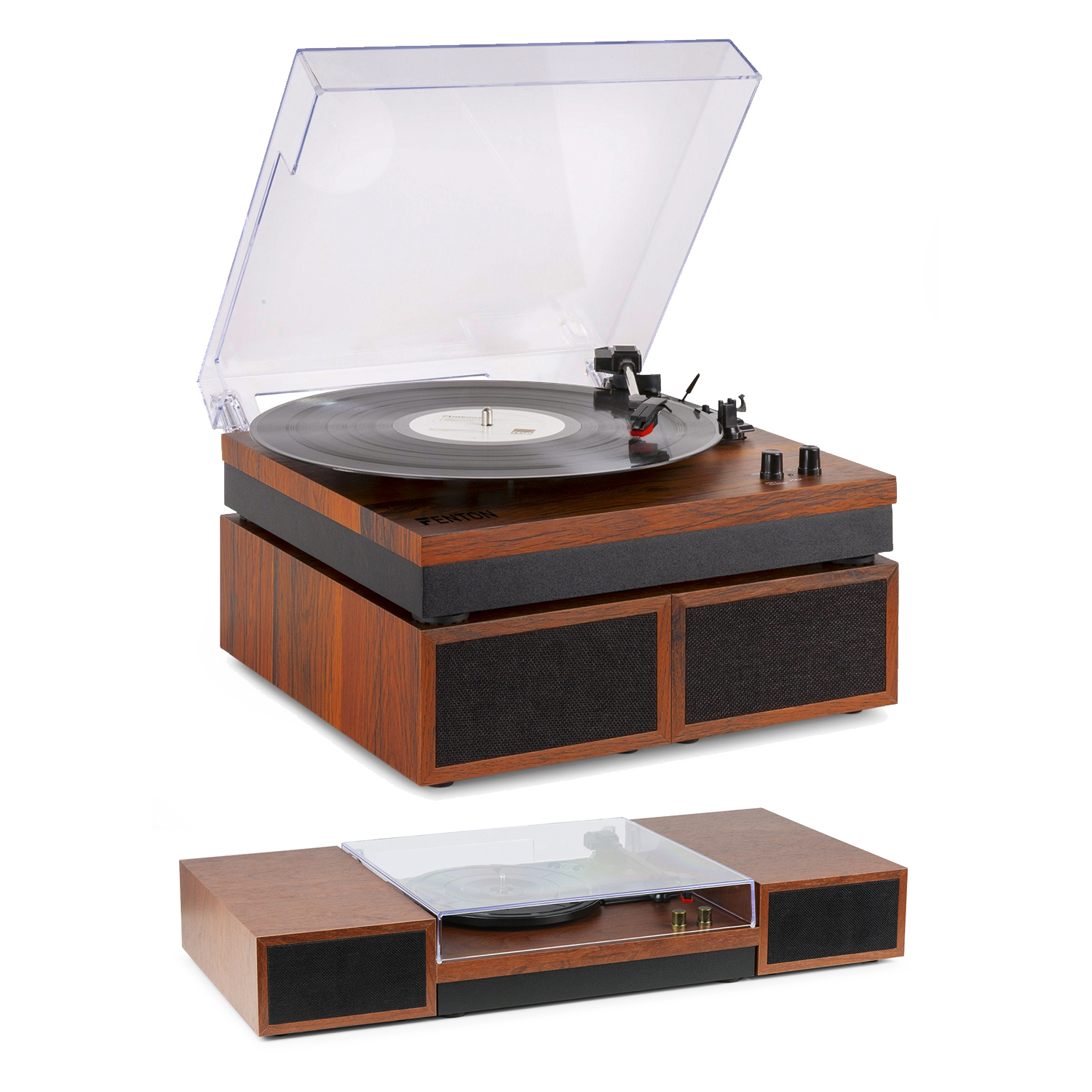 RP165 Modern Record Player with Speakers and Bluetooth - Fenton Stereo System