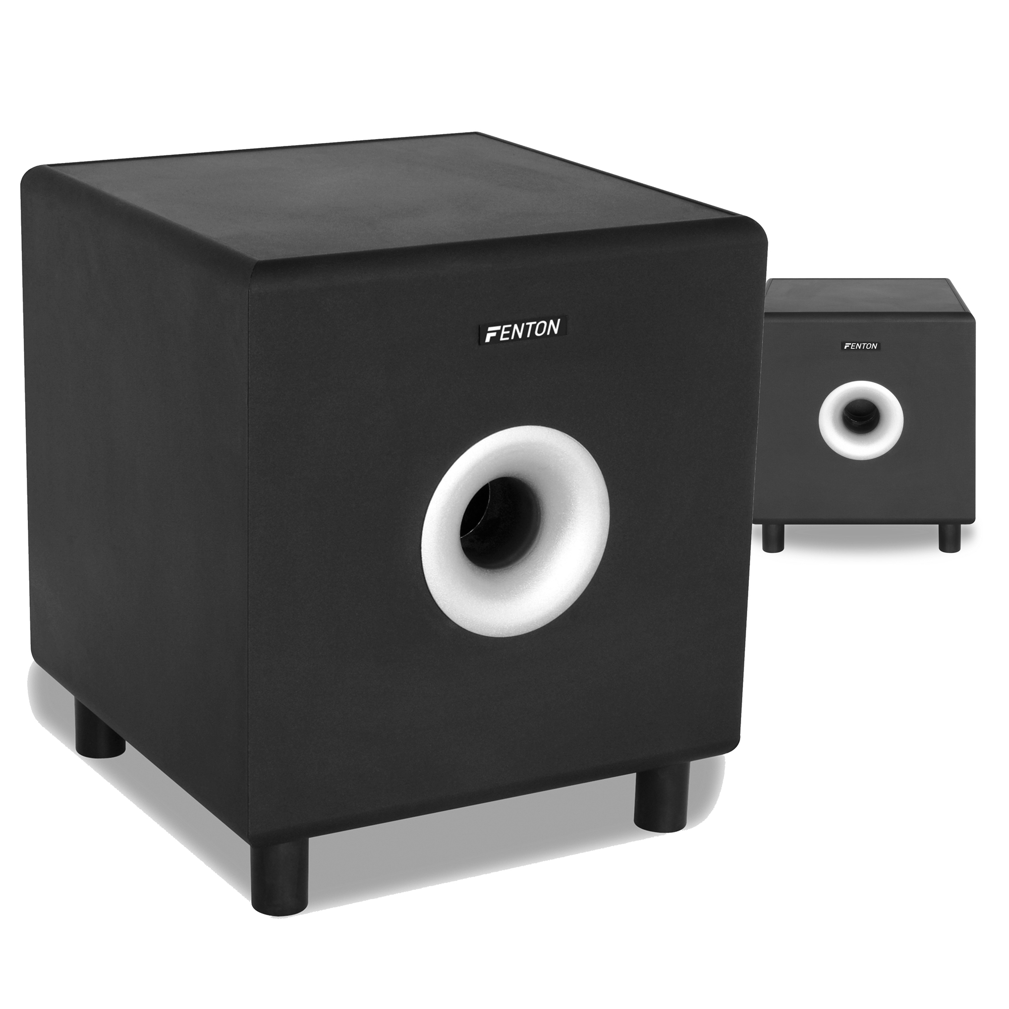 Fenton SHFS10B 10" Active HiFi Subwoofer Pair
