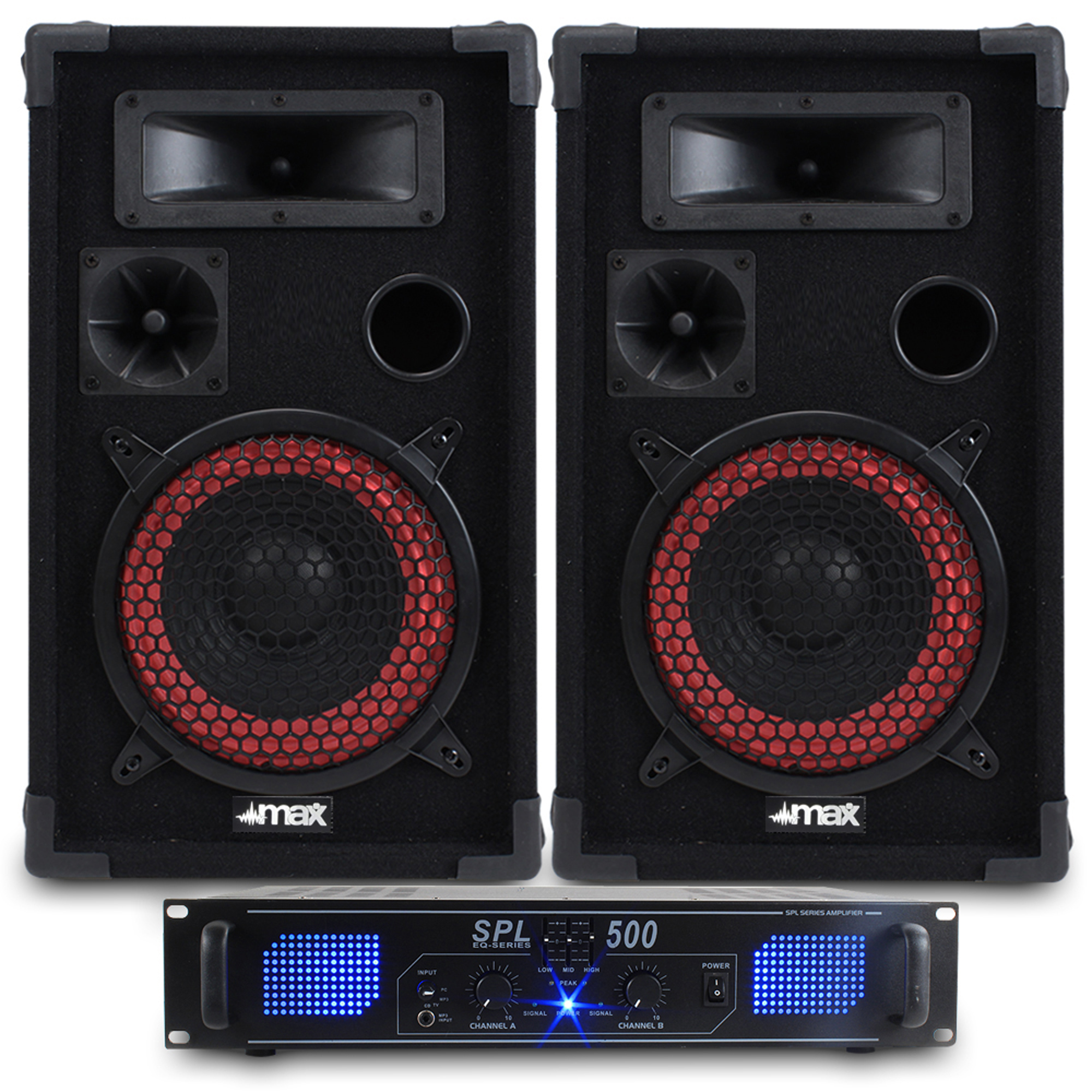 max power dj speakers