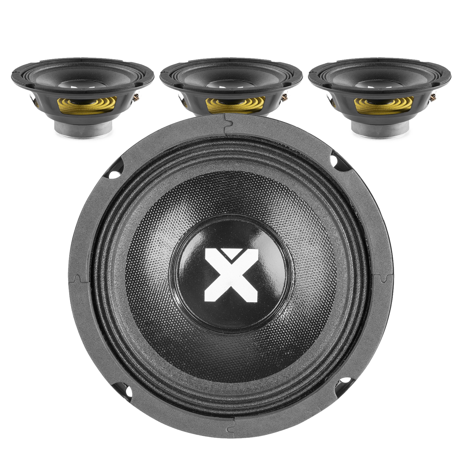 4x Vonyx 6.5"" PA Speaker Drivers Bass Midrange Spare Parts 1000W UK Stock