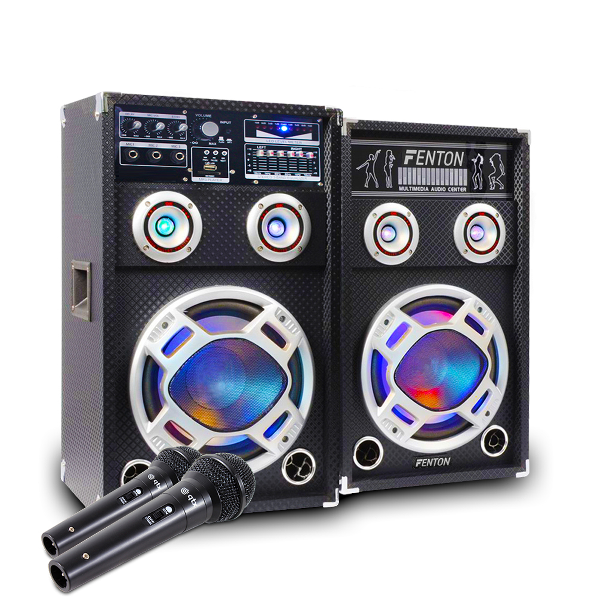 dj speakers with lights