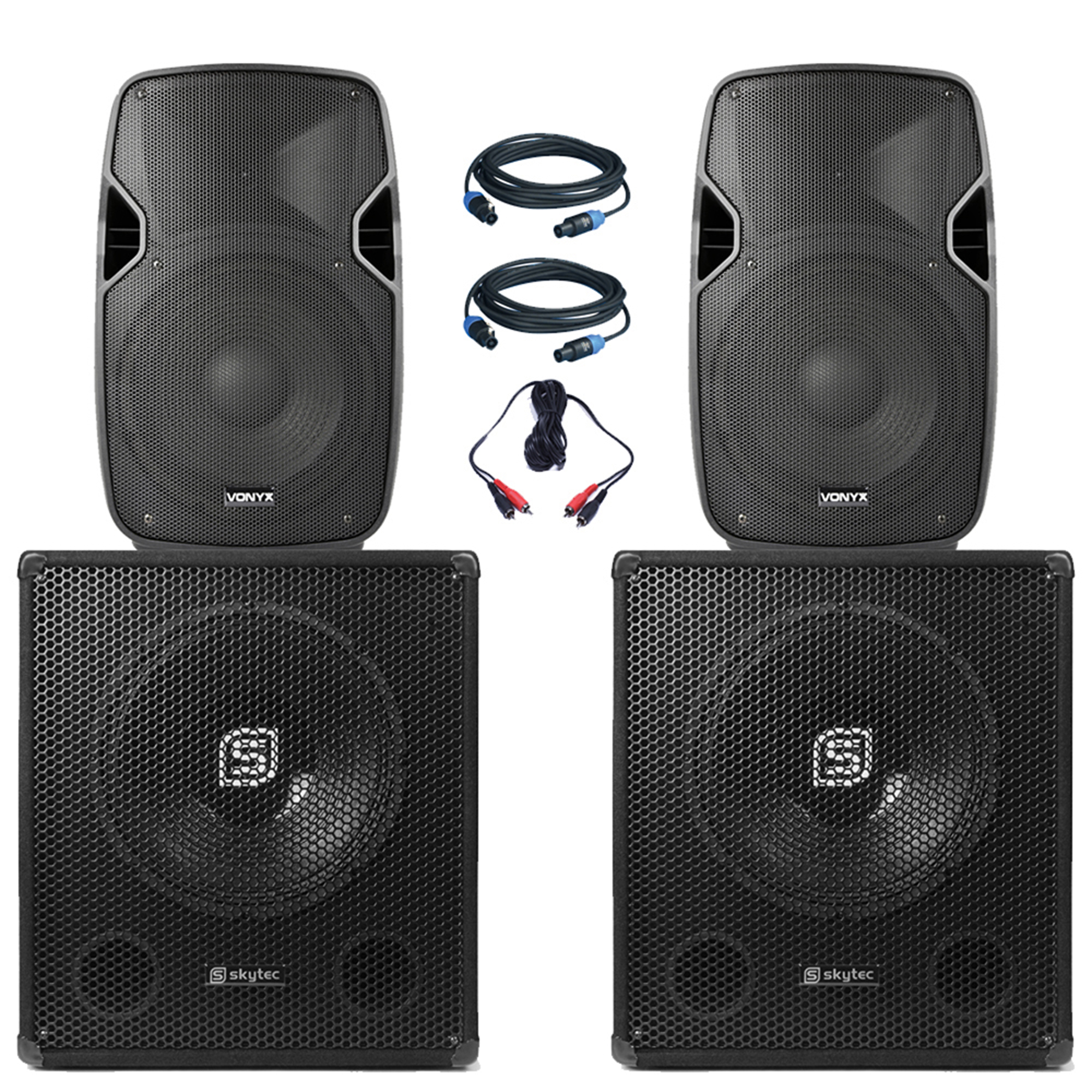 skytec 15 active speakers