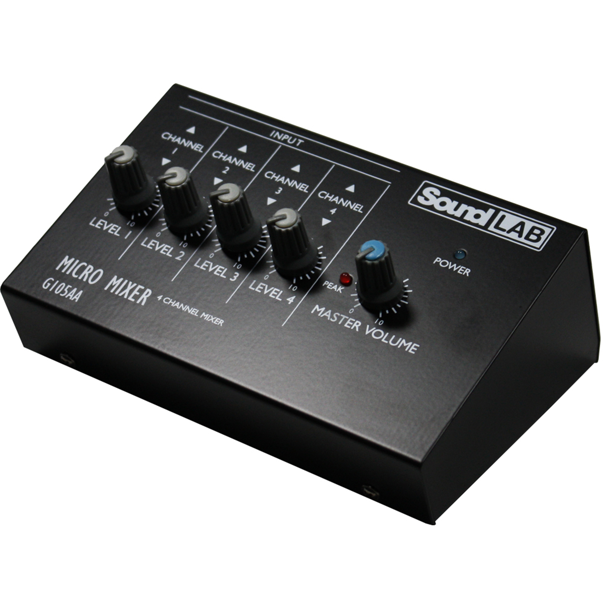 Sound LAB 4 Channel Mono Mixer