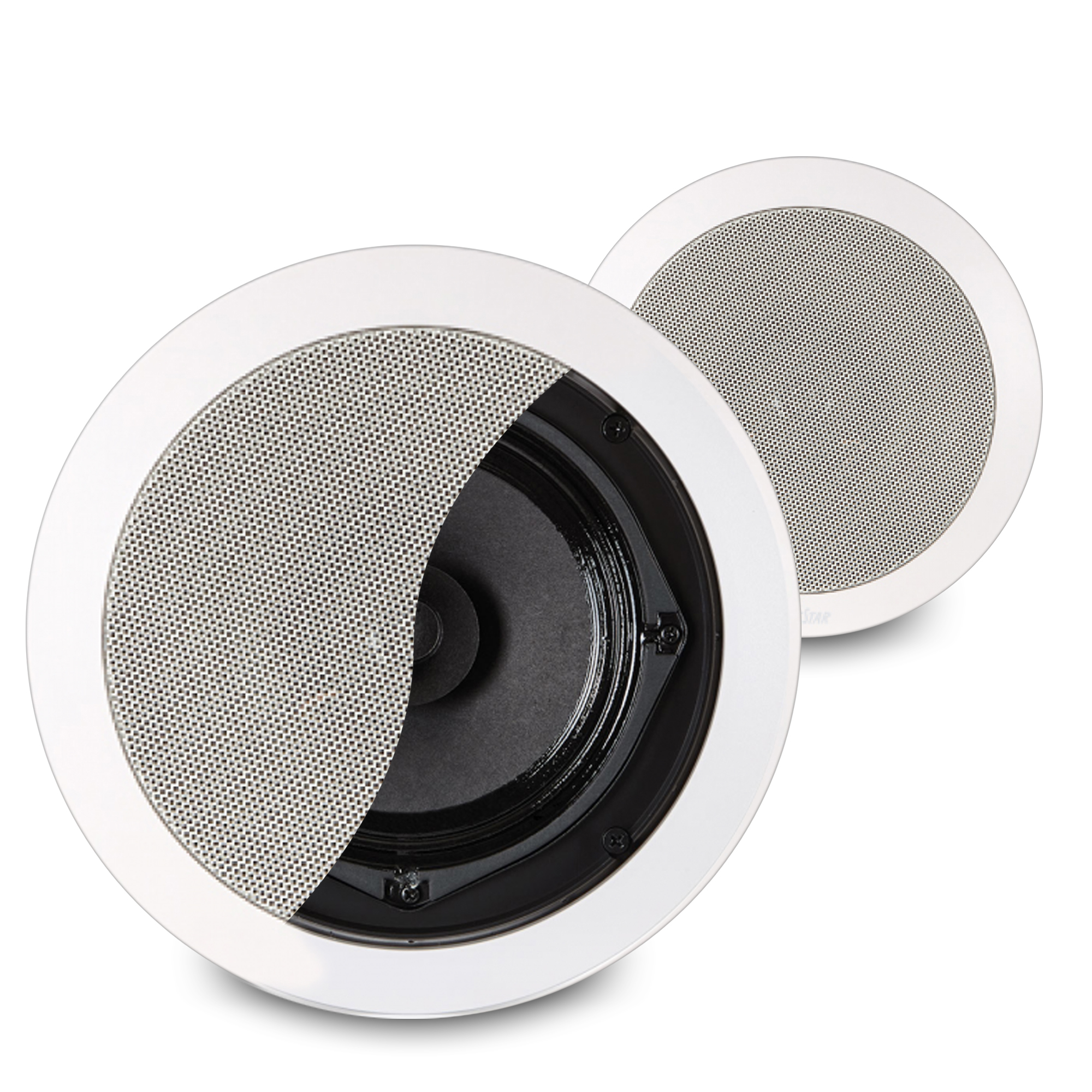 Ceiling Speakers (Pair) Dual Cone Low impedance ceiling speakers | Connevans