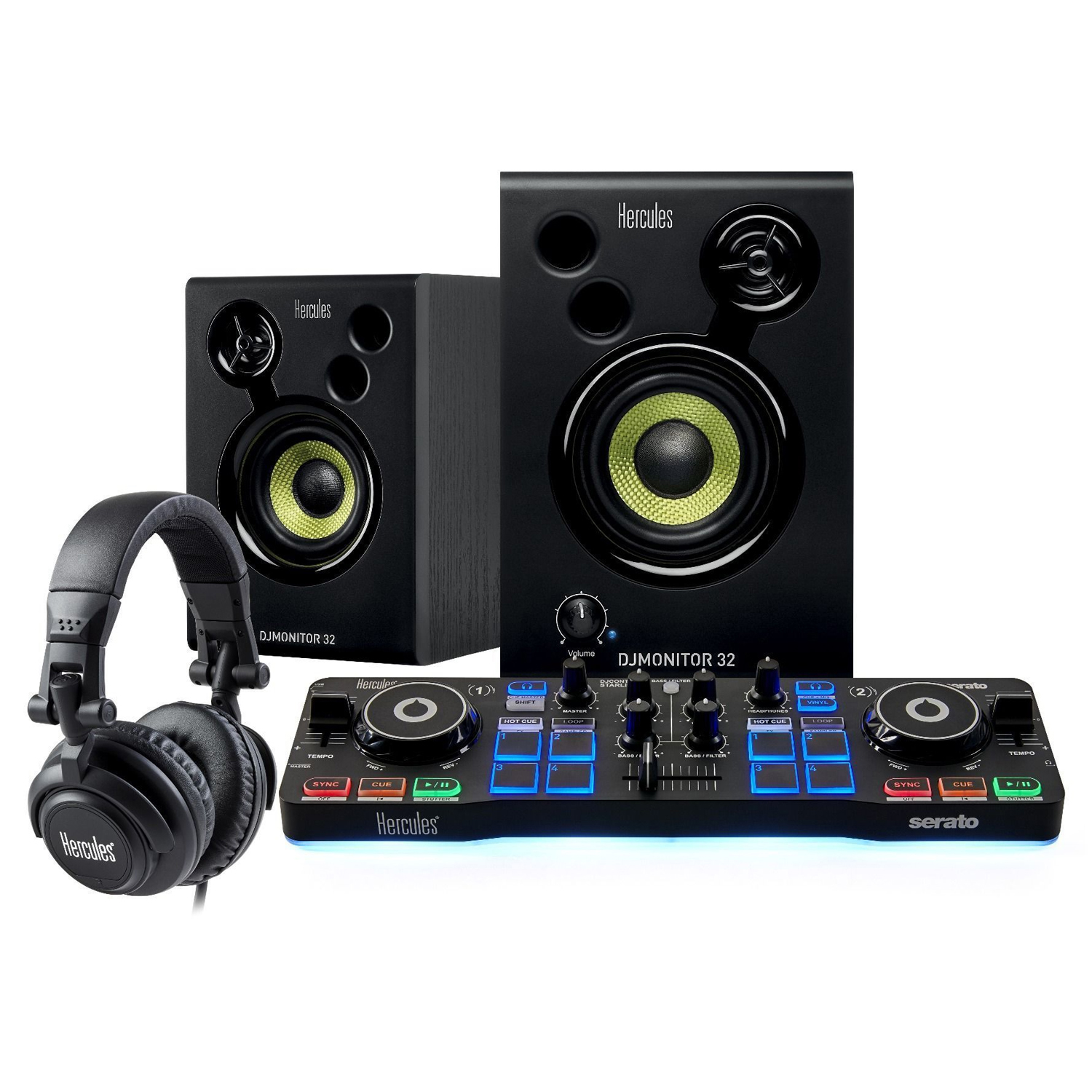 Hercules DJ Sets for Kids DJ Controller, Speakers & Headphones