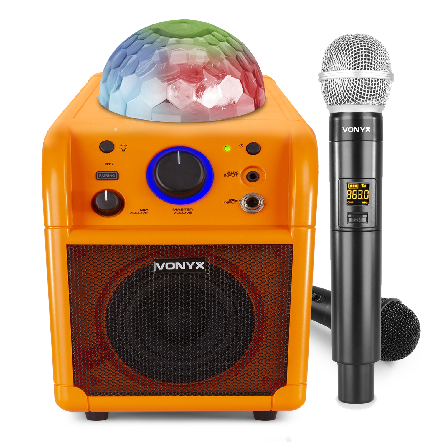 Childrens Karaoke Machine & Wireless Microphone Vonyx SBS50L