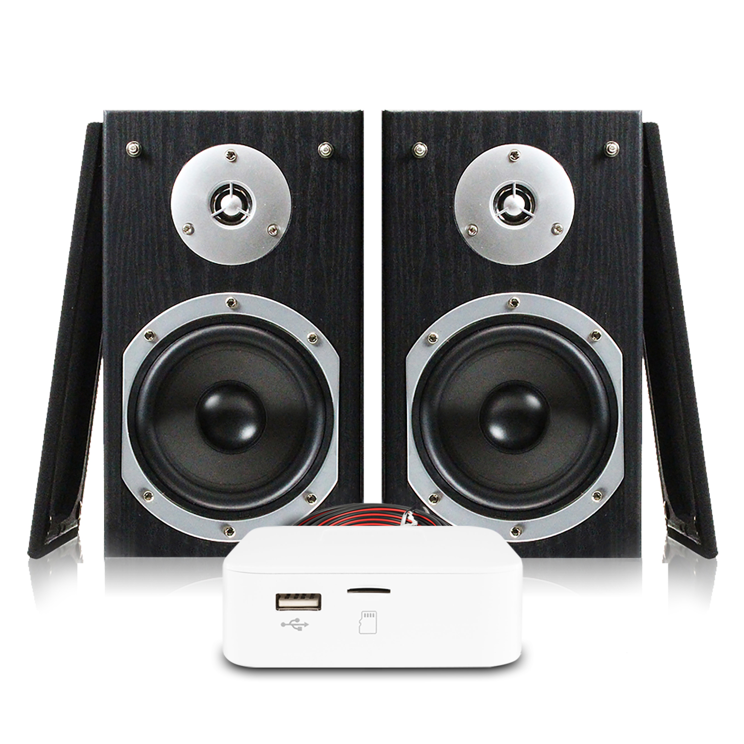 Bluetooth HiFi Bookshelf Speaker System 2 x SHFB55B