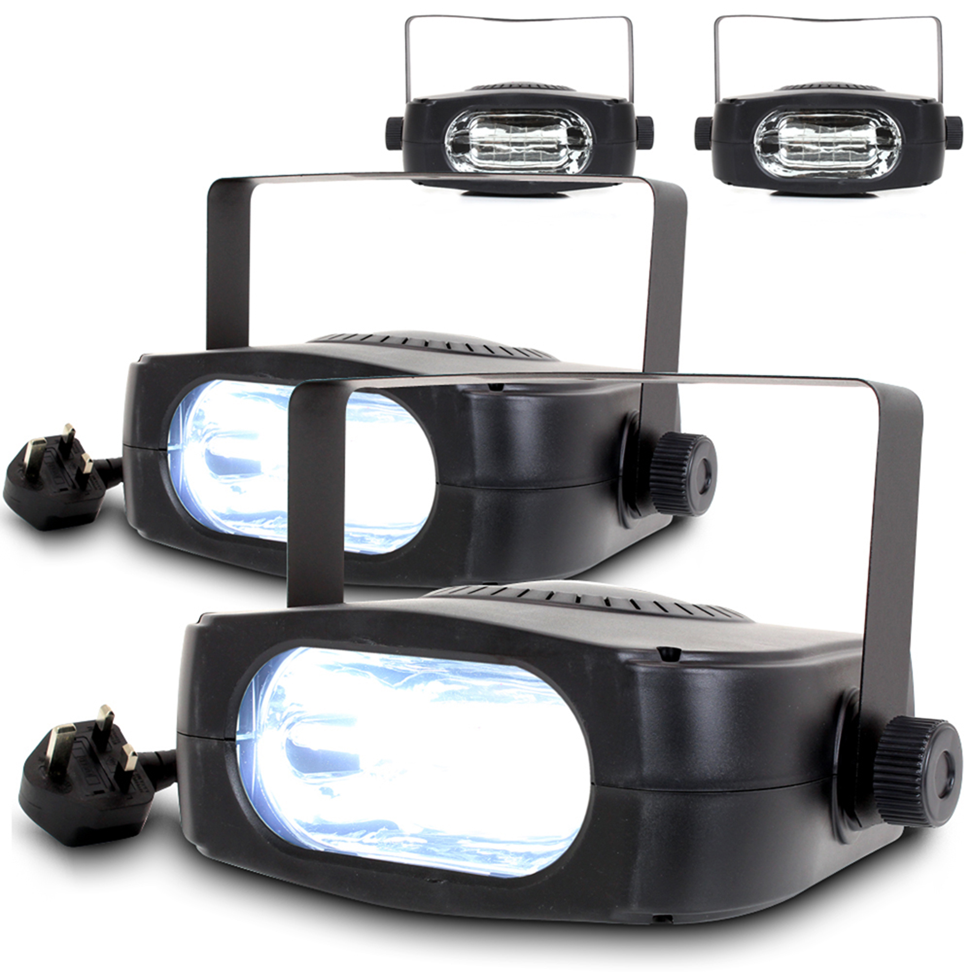 BeamZ Stroboscope Strobe Light Party Light, Set of 4