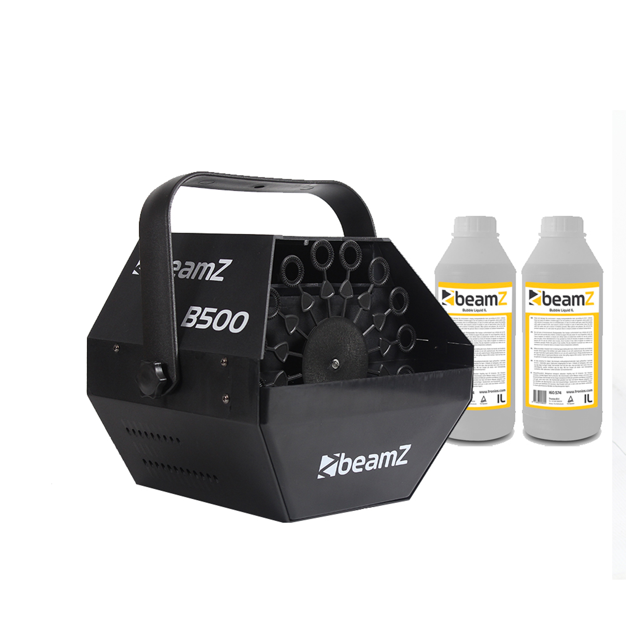 BeamZ B500 Bubble Machine & 2L Fluid